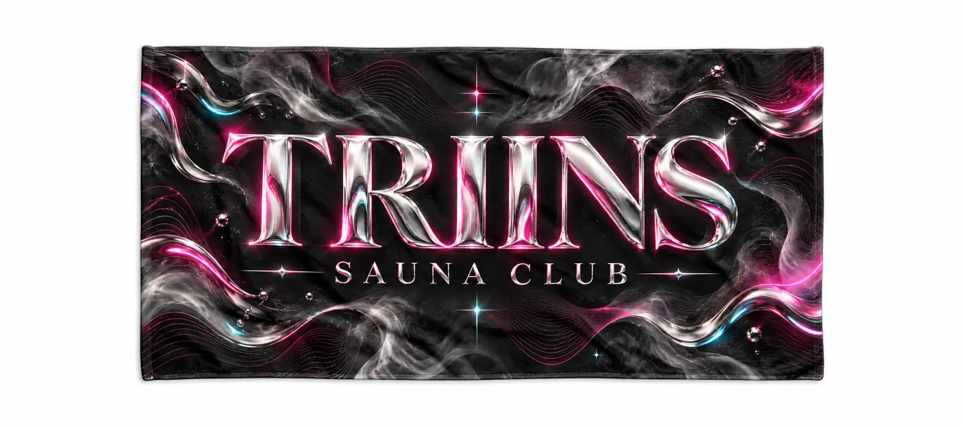 Must kroomroosa TRIINS SAUNA CLUB saunalina